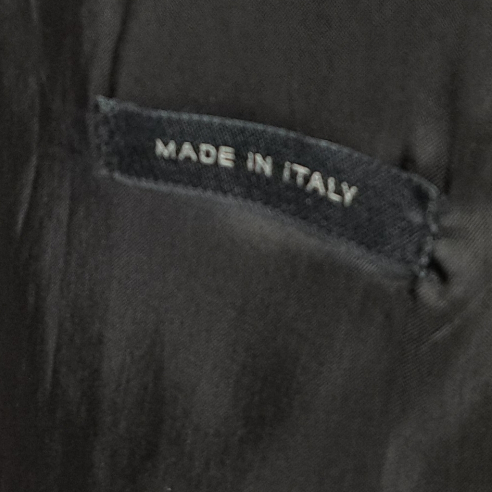 NWT Alessandro Dell'acqua Full Zip Jacket Fashion Woven Black Large / 50 - Picture 13 of 16